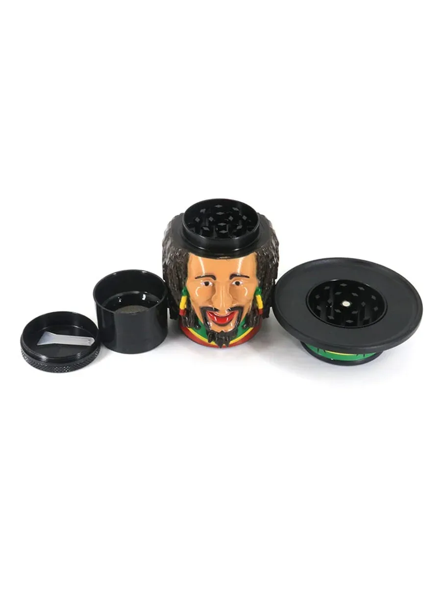 Jamaican Metal Ganja Grinder 3 Part - Image 2