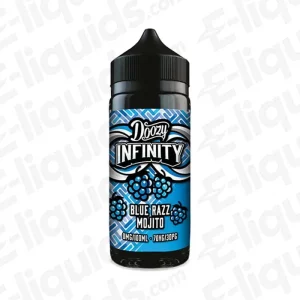 Doozy Infinity Blue Razz Mojito 70/30 100ml Shortfill