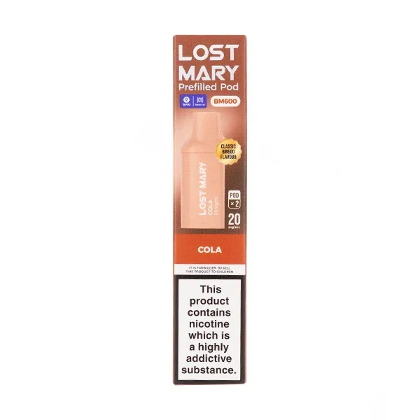 Cola BM600 Prefilled Pods by Lost Mary