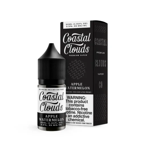 Coastal Clouds Salt E-Liquid – Apple Watermelon – 30ml