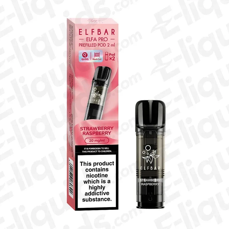 ELF BAR Elfa Pro Strawberry Raspberry Prefilled Pod