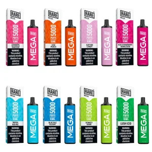 RARE MEGA 5000 PUFFS 10ML 5.0% DISPOSABLE DEVICE - Starting $4.95