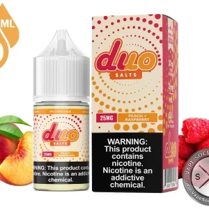 Peach Raspberry DUO BURST SALTS 30ml