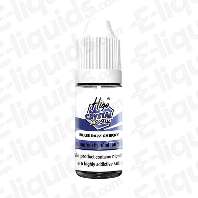 Higo Blue Razz Cherry Crystal Nic Salt