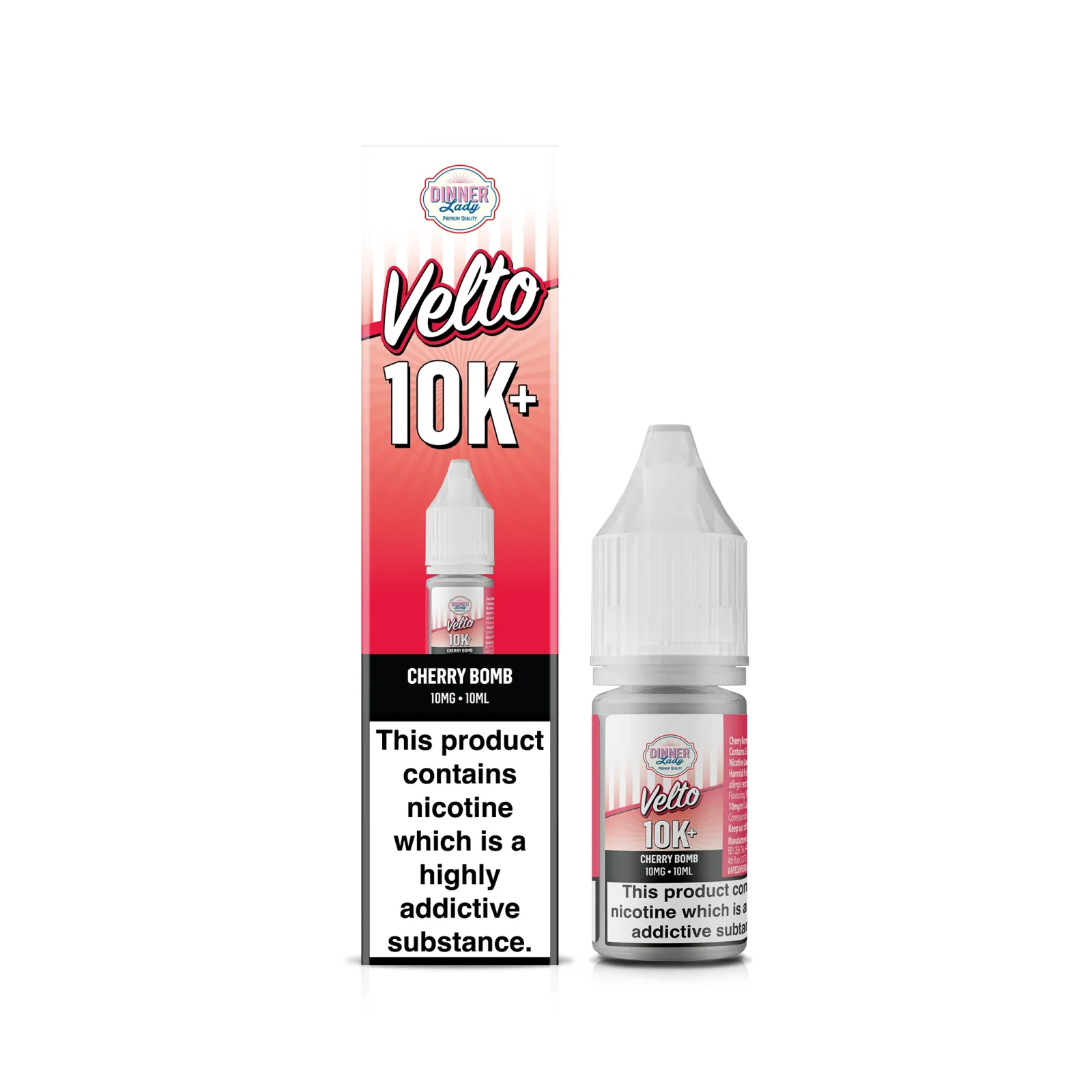 Dinner Lady Velto – Cherry Bomb Bar Salt E-Liquid - Image 2
