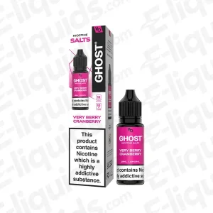 Vapes Bars Ghost Very Berry Cranberry Nic Salt