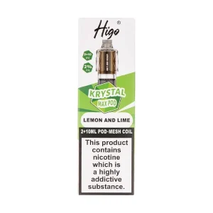 Lemon & Lime Krystal Max Prefilled Pod + Refill by Higo