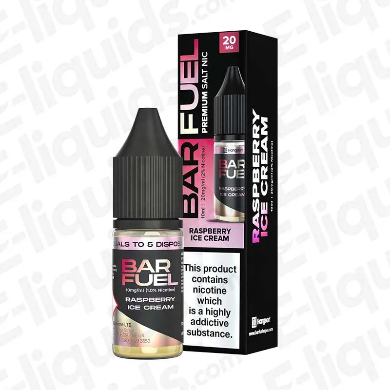 Bar Fuel Raspberry Ice Cream Nic Salt