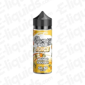 Ramsey E-Liquids Mango Banana Ramsey Pod Juice 100ml Shortfill Vape Juice