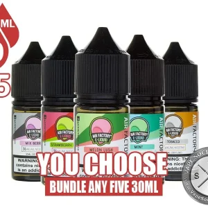 Air Factory Salts Bundle 5x30ml (150ml)