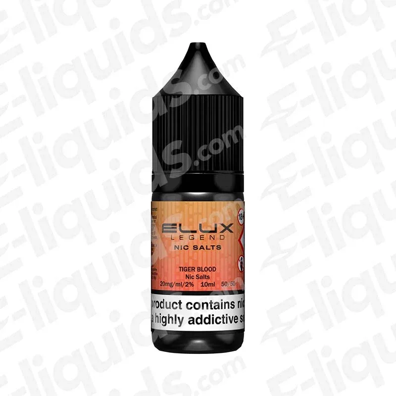 Elux Legend Tiger Blood Nic Salt