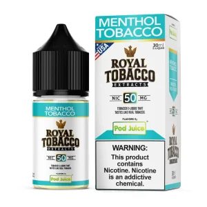 Menthol Tobacco Pod Juice x Royal Tobacco Extracts Salt 30mL
