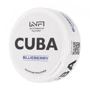 Blueberry Nicotine Pouches by Cuba White