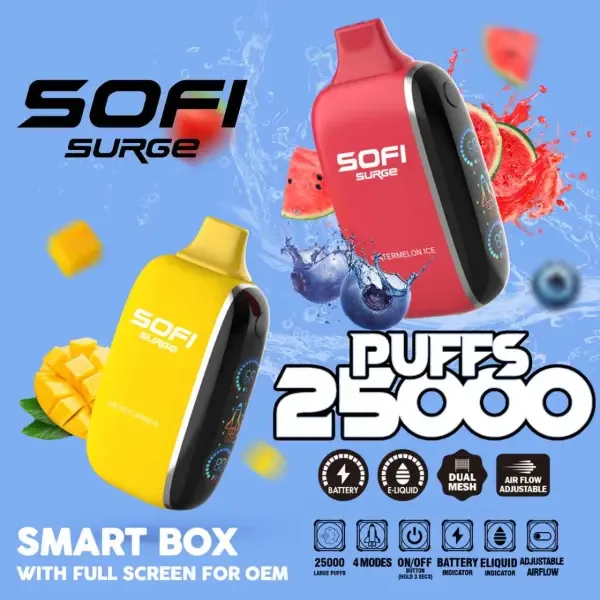 SOFI SURGE 25000 Puffs Dual Mesh Disposable