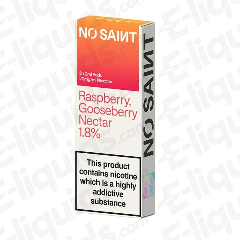 NO SAINT Raspberry Gooseberry Nectar Prefilled Pod