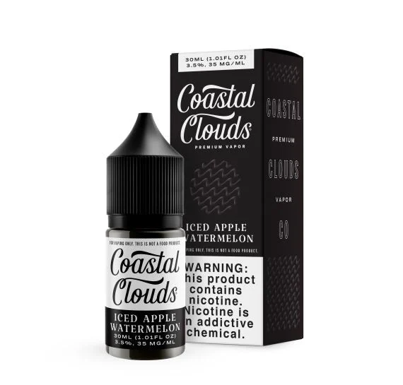 Iced Apple Watermelon by Coastal Clouds Salt TFN E- Liquid