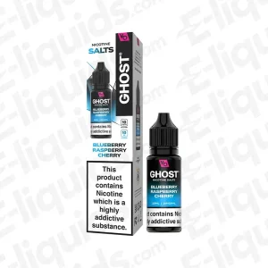 Vapes Bars Ghost Blueberry Raspberry Cherry Nic Salt