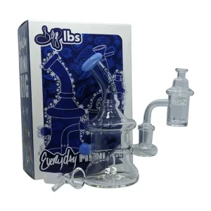 Dogg Lbs (Water Pipe) Everyday 6.5" Mini Rig Box Set with Banger & Carb Cap