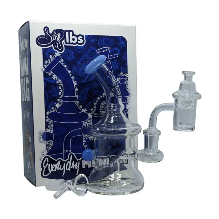 Dogg Lbs (Water Pipe) Everyday 6.5" Mini Rig Box Set with Banger & Carb Cap