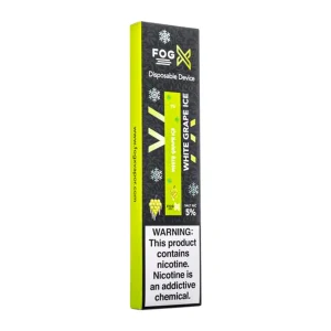 Fog X Vapor White Grape Ice Disposable Device
