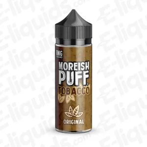Moreish Puff Tobacco Original Tobacco 100ml Shortfill Vape Juice
