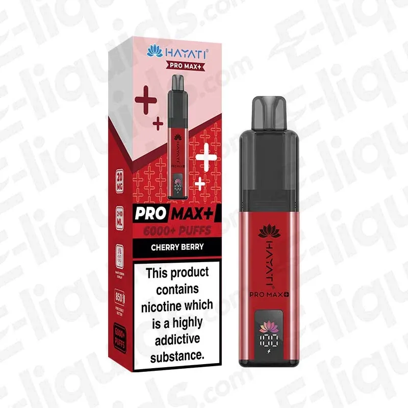 Hayati Pro Max 6K Cherry Berry Prefilled Pod Kit