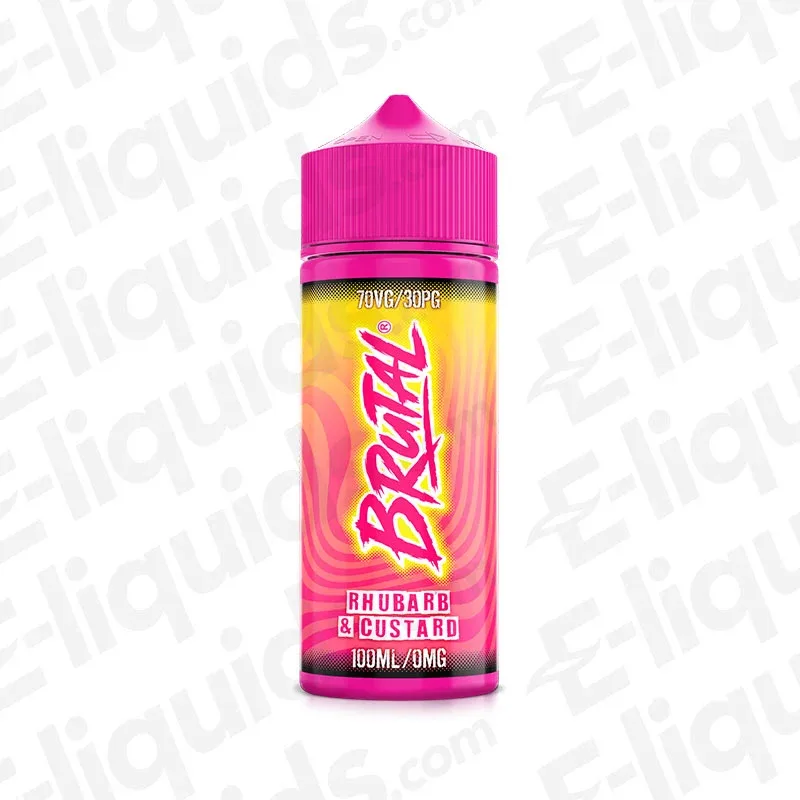 BRUTAL Rhubarb & Custard 100ml Shortfill Vape Juice