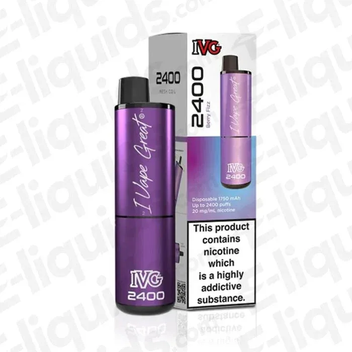 IVG 2400 4-in-1 Berry Fizz Prefilled Pod Kit