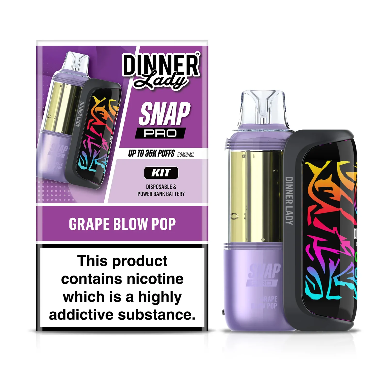 Dinner Lady Snap Pro 35K Disposable Kit - Image 2
