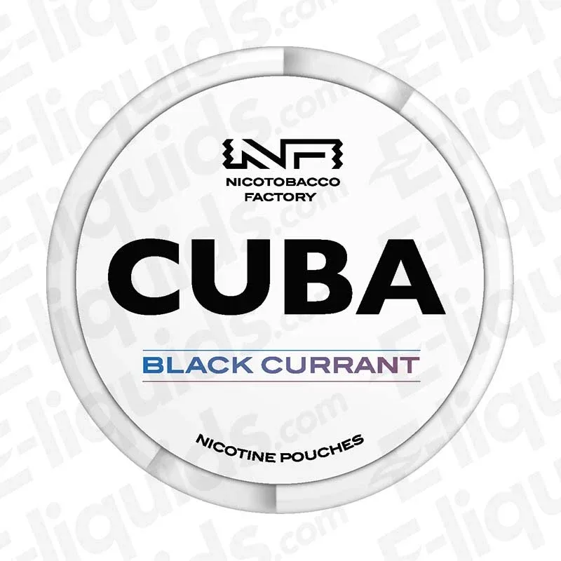 CUBA White Black Currant Nicotine Pouches