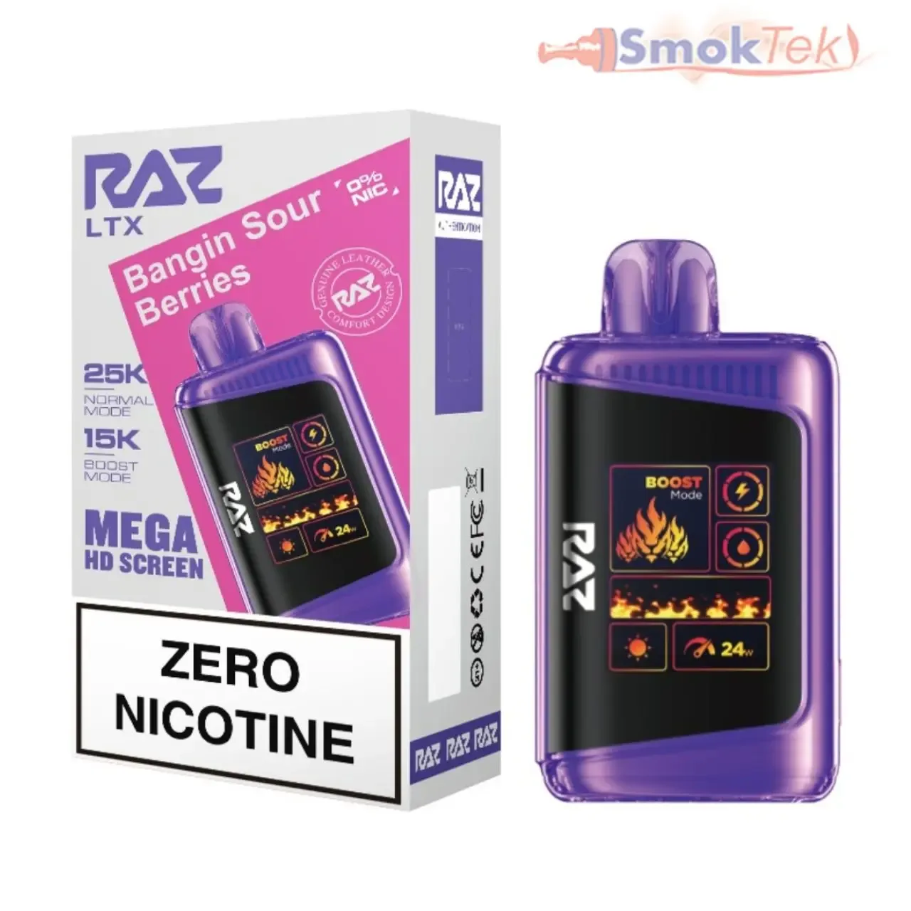 RAZ LTX Zero Nic Disposable Vape - Image 2