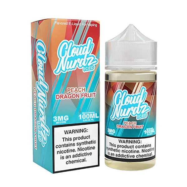 Peach Dragonfruit Iced Cloud Nurdz TFN 100mL