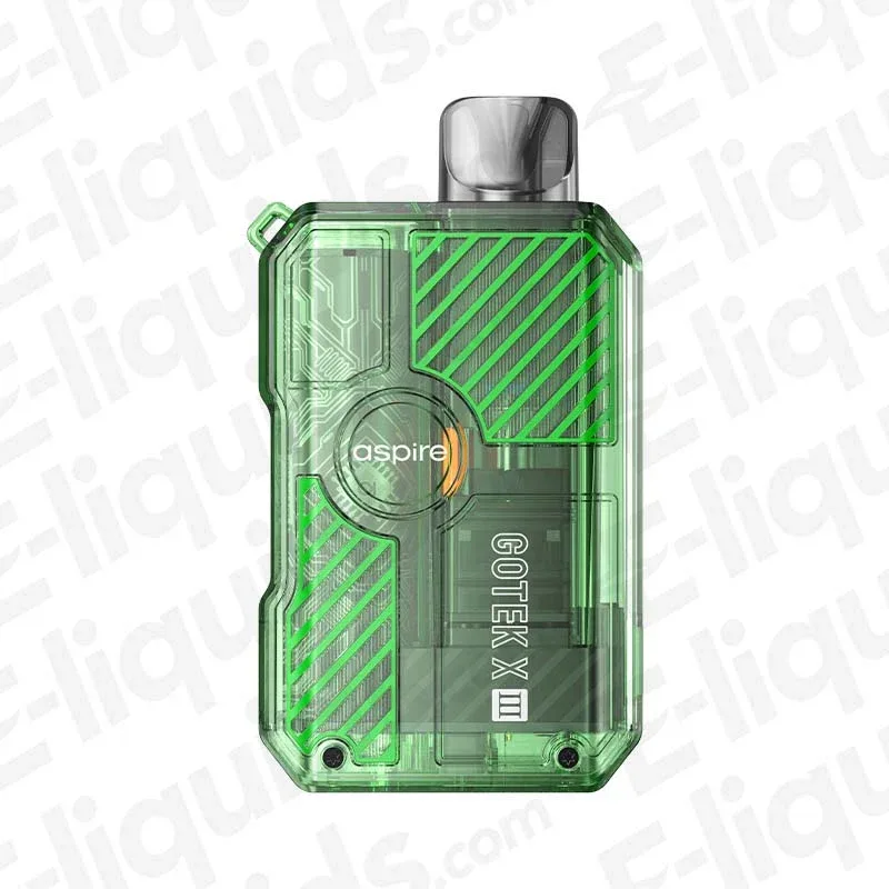 Aspire Gotek X3 Green Pod Kit