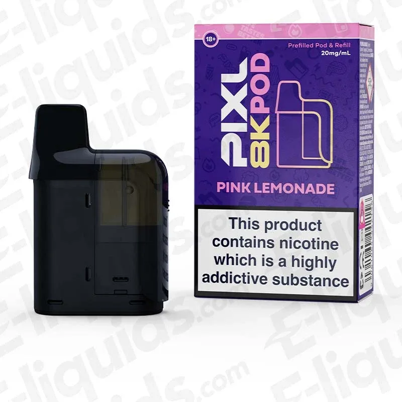 PIXL 8000 Pink Lemonade Prefilled Pod