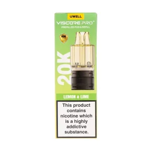 Lemon & Lime Viscore Pro Plus Prefilled Pods by UWELL