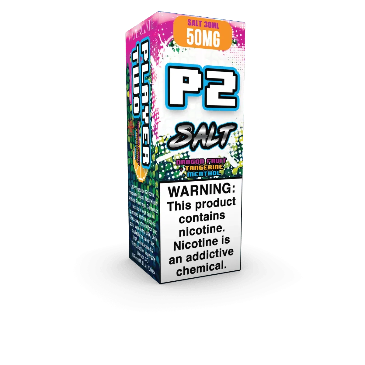 Player Two SALT - Vapergate - 30mL