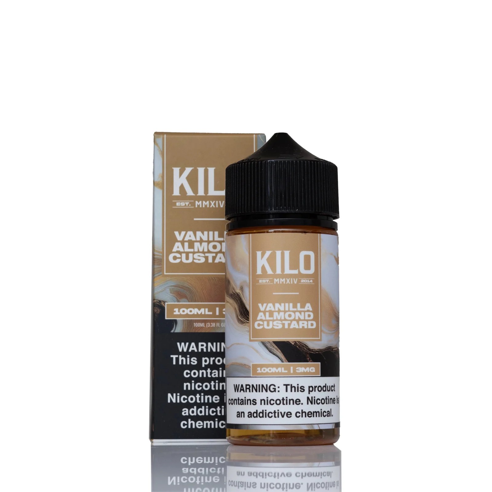 Kilo E-Liquid - Vanilla Almond Custard - 100ml