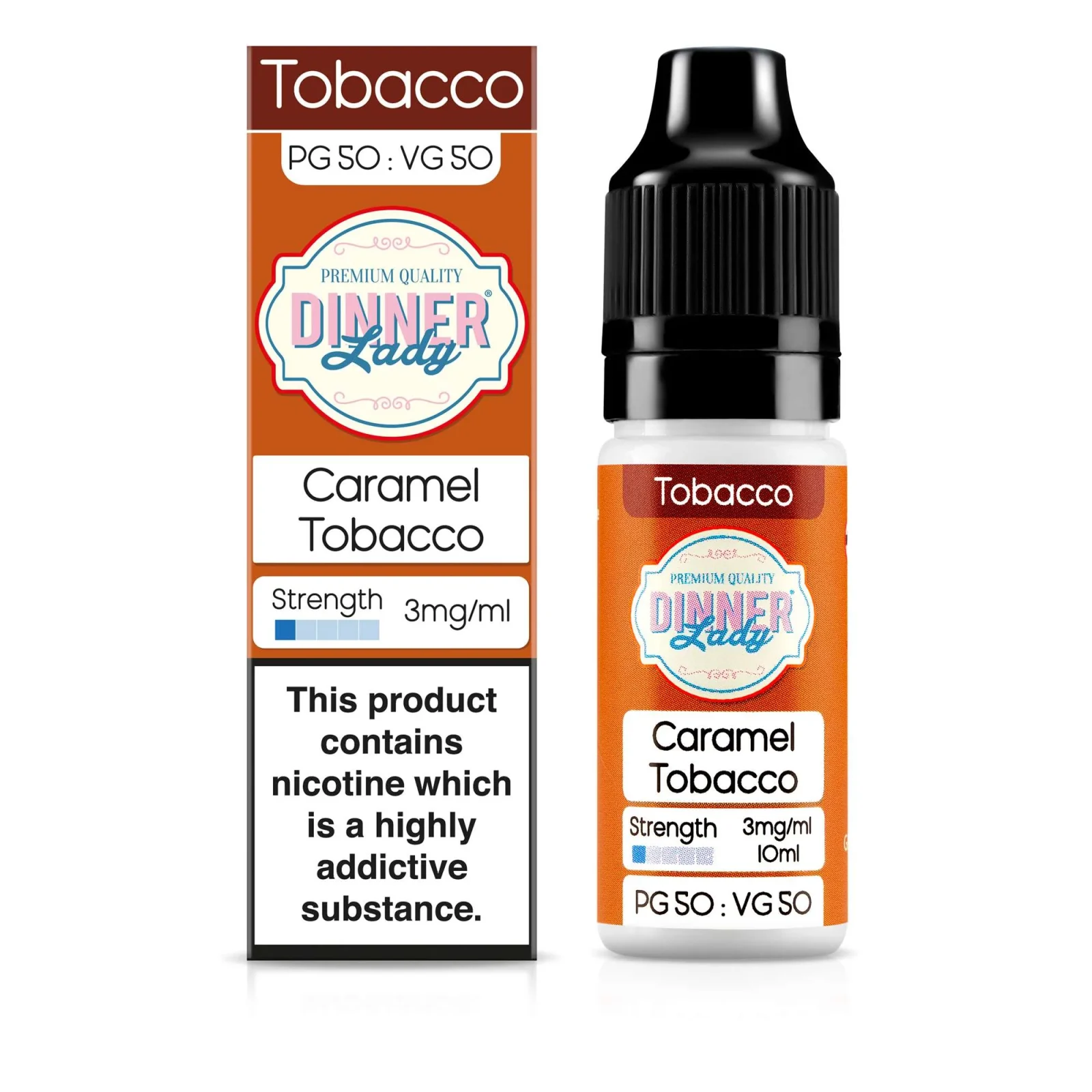 Caramel Tobacco 50:50 10ml E-Liquid - Image 2