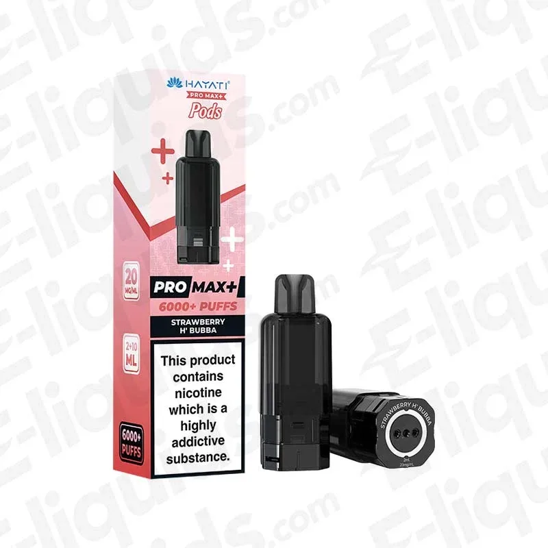 Hayati Pro Max Strawberry H'Bubba Prefilled Pod