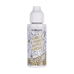 Vanilla & Peanut Butter Cupcake 100ml Shortfill E-Liquid by Future Juice Elixirs