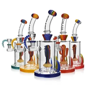 10" Solid Cactus Glass Smoking Rig