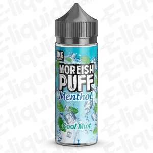 Moreish Puff Menthol Cool Mint Menthol 100ml Shortfill Vape Juice