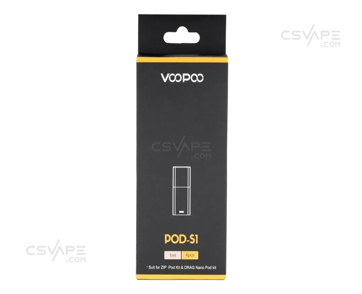 VooPoo Drag Nano Replacement Pod, 4 Pack - Image 2