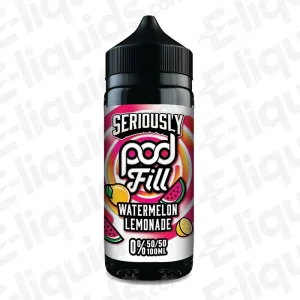 Doozy Vape Co Watermelon Lemonade Seriously Podfill 100ml Shortfill Vape Juice