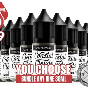 Coastal Clouds Salt Bundle 9x30ml (270ml)