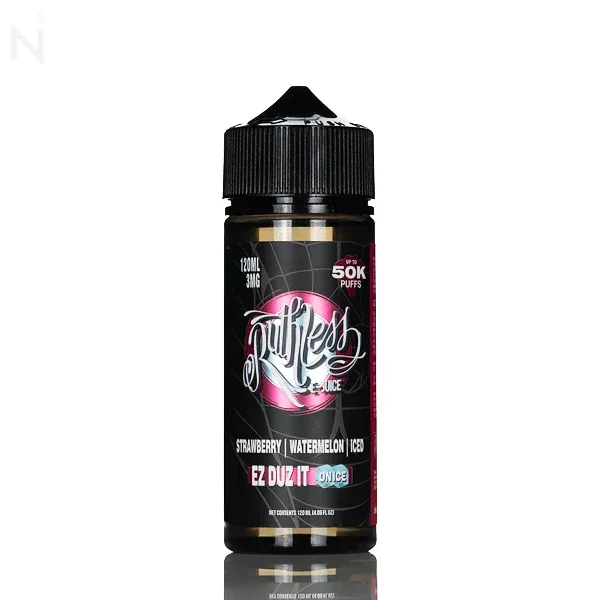Ruthless Original E-Liquid - EZ Duz It On Ice - 120mL