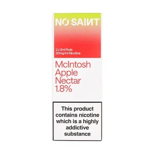 McIntosh Apple Nectar Prefilled Pods by No Saint