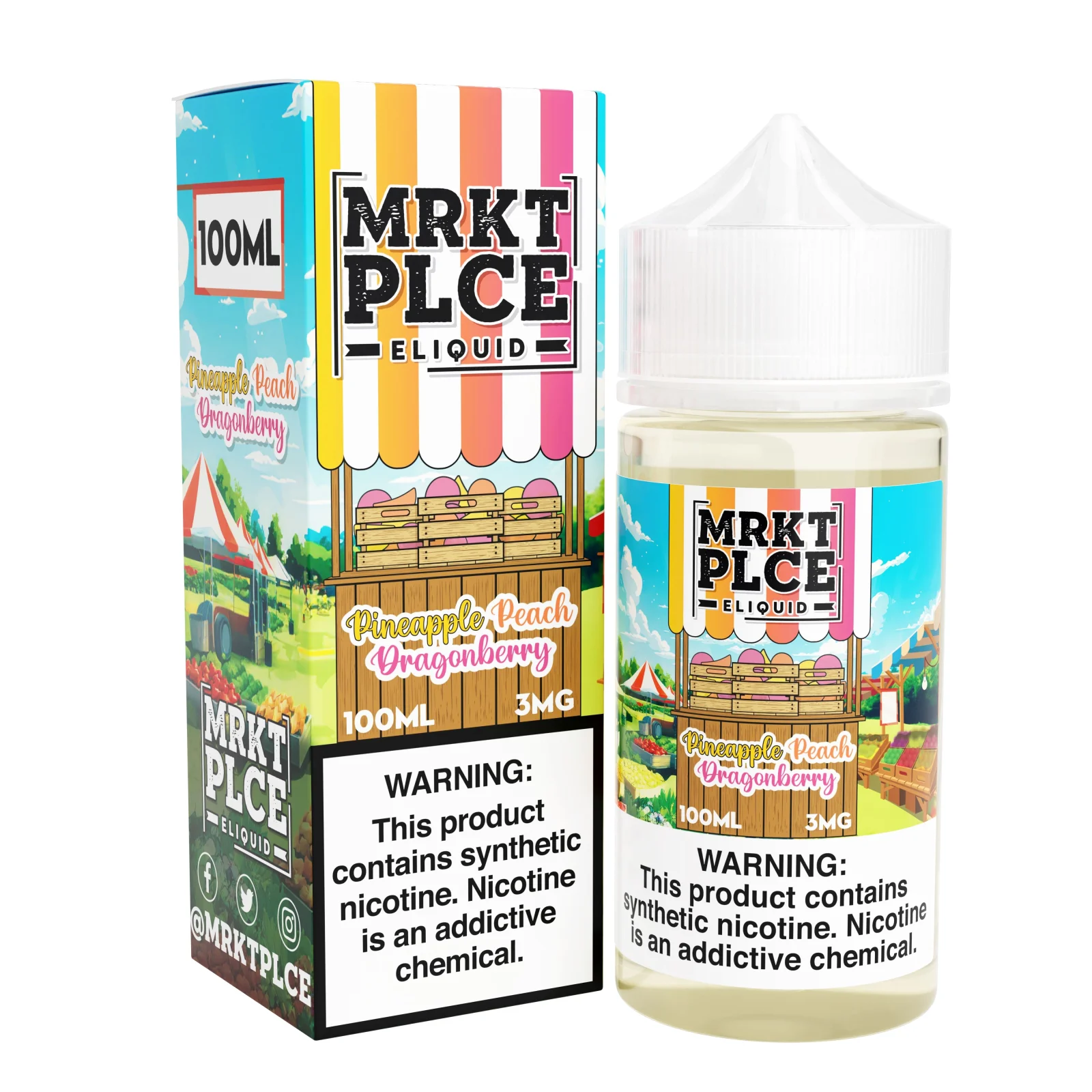 Pineapple Peach Dragonberry by MRKT PLCE 100ML