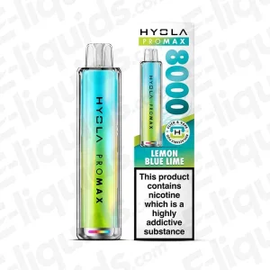 Hyola Pro Max 8000 Lemon Blue Lime Prefilled Pod Kit