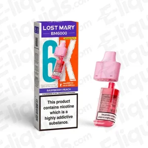 Lost Mary BM6000 Raspberry Peach Prefilled Pod